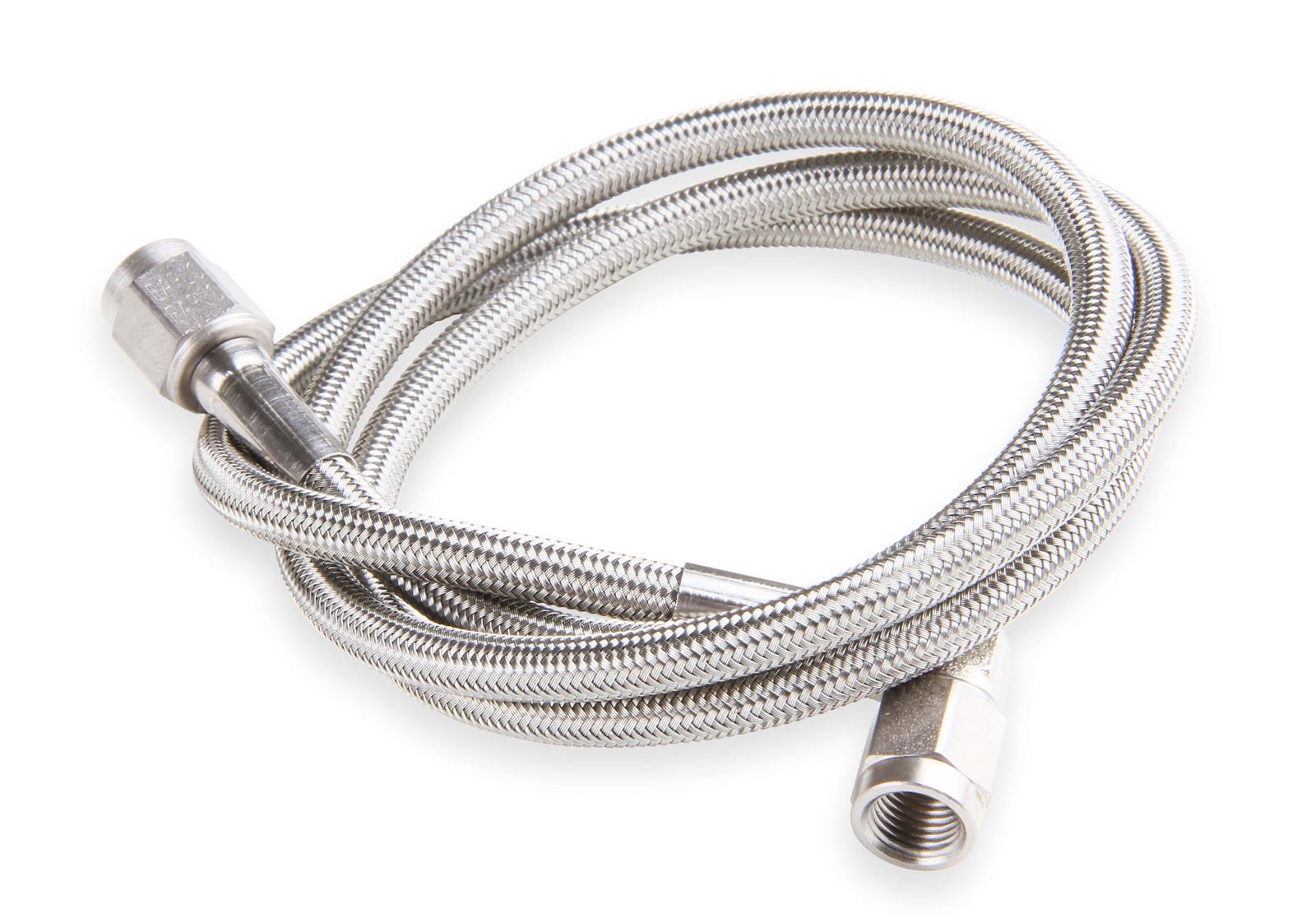 Earl's Performance Oil Pressure Gauge Installation Kits LS0032ERL Supply Line, Braided Stainless Steel, -3 AN, 3 ft. Includes Adapters, Chevrolet, LS Engine, Kit thumbnail 3