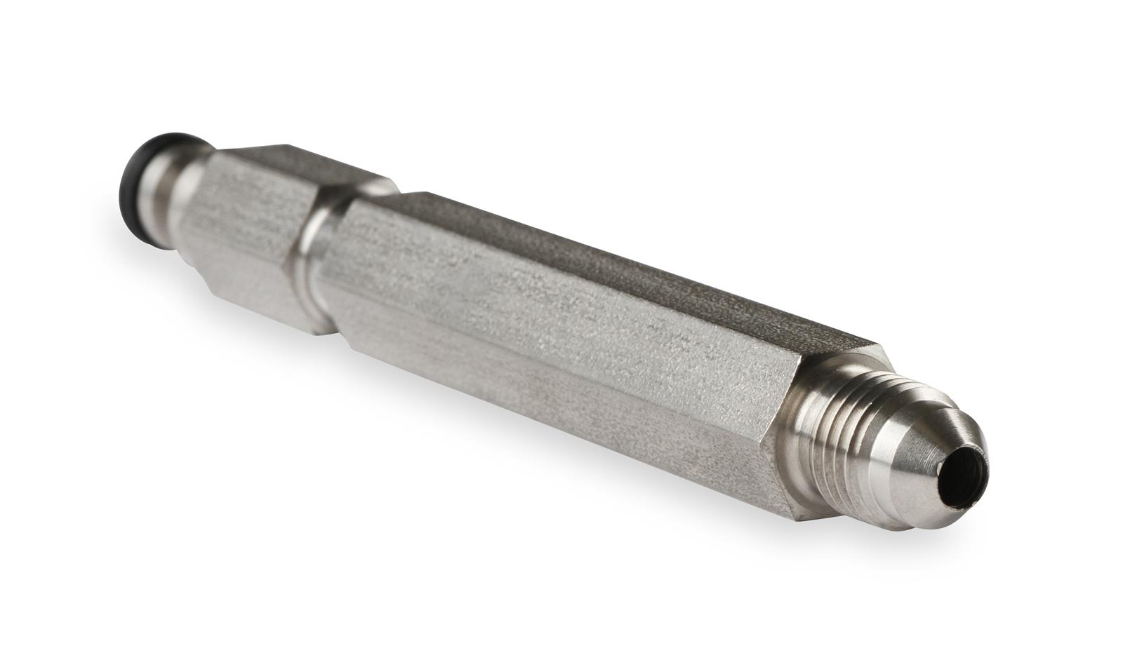 Earl's Performance Clutch Adapter Fittings LS640281ERL Quick Disconnect Fittings, Fittings, Male, Straight, -4 AN Quick-disconnect Adapter, -4 AN Hose End, Stainless Steel, Natural, Each thumbnail 4