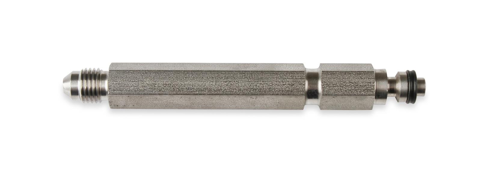 Earl's Performance Clutch Adapter Fittings LS640281ERL Quick Disconnect Fittings, Fittings, Male, Straight, -4 AN Quick-disconnect Adapter, -4 AN Hose End, Stainless Steel, Natural, Each thumbnail 5