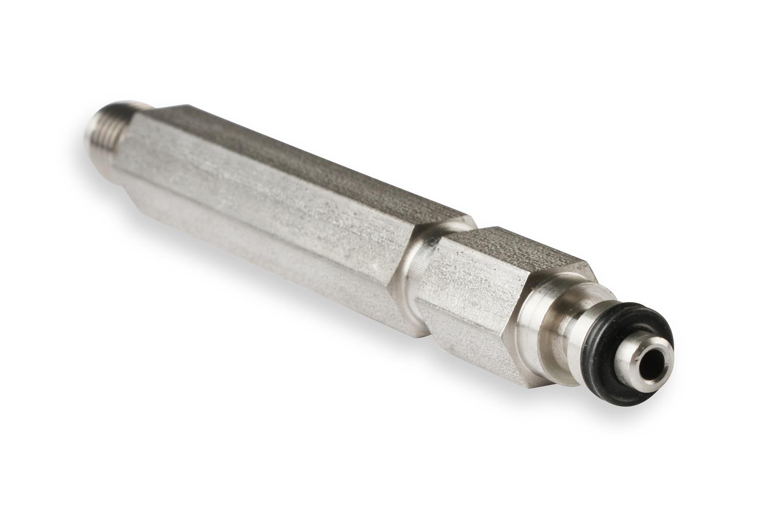 Earl's Performance Clutch Adapter Fittings LS640281ERL Quick Disconnect Fittings, Fittings, Male, Straight, -4 AN Quick-disconnect Adapter, -4 AN Hose End, Stainless Steel, Natural, Each thumbnail 3
