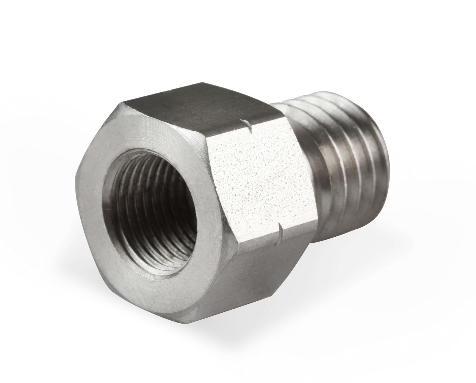 Earl's Performance LT Gen-V Oil Pressure Gauge Adapter Fittings LT0001ERL and Adapters, Fitting, Straight, 1/8 in. NPT Female NPT, M12 x 1.75 Male Metric, Stainless, Natural, Each thumbnail 3