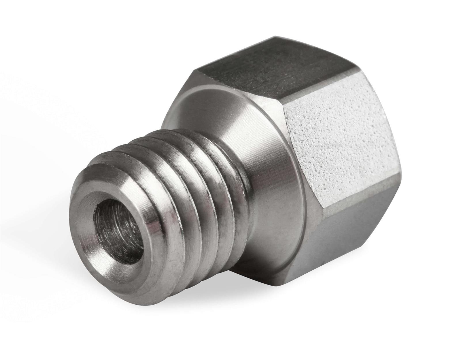 Earl's Performance LT Gen-V Oil Pressure Gauge Adapter Fittings LT0001ERL and Adapters, Fitting, Straight, 1/8 in. NPT Female NPT, M12 x 1.75 Male Metric, Stainless, Natural, Each thumbnail 4