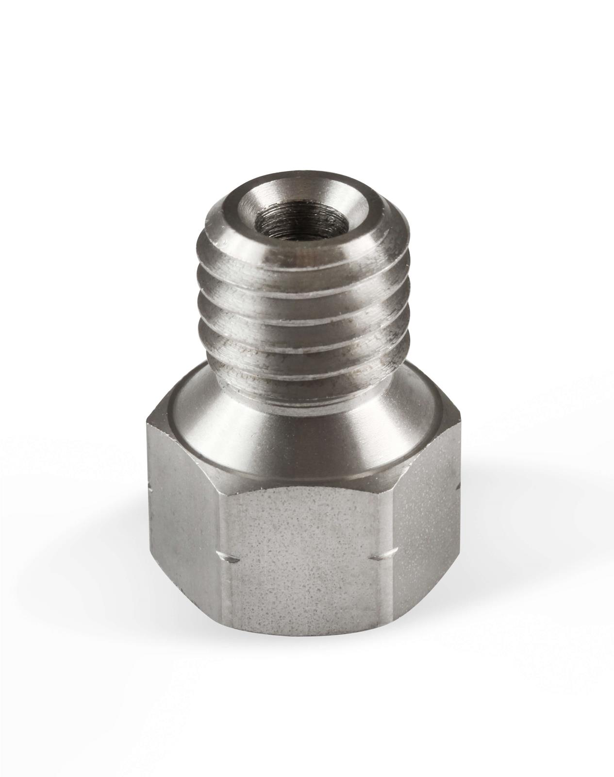 Earl's Performance LT Gen-V Oil Pressure Gauge Adapter Fittings LT0001ERL and Adapters, Fitting, Straight, 1/8 in. NPT Female NPT, M12 x 1.75 Male Metric, Stainless, Natural, Each thumbnail 7