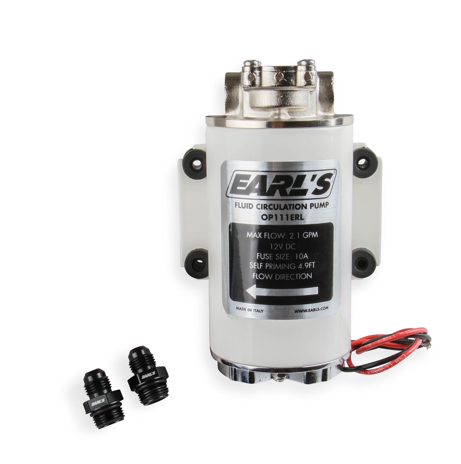 Earl's Performance OP111ERL Earl's Performance Electric Oil Circulation  Pumps | Summit Racing