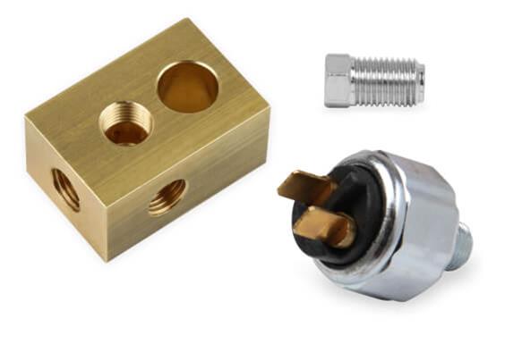 Earl's Performance Brake Light Switch Kits PK0017ERL Switch, Fluid Pressure Activation, Momentary, Spade Terminal, Steel, Natural, Kit thumbnail 5