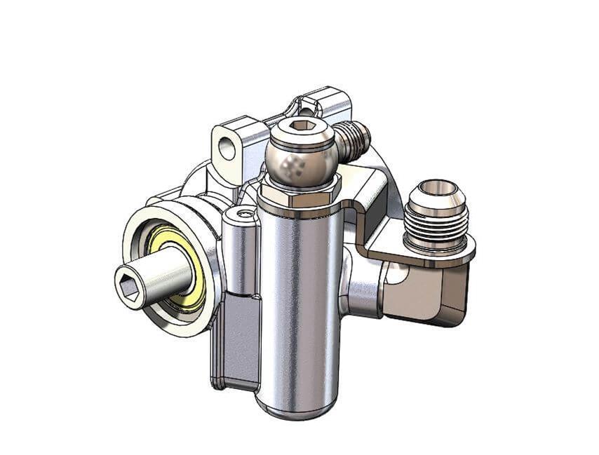 Earl's Performance Power Steering Adapter Fittings PS0002ERL Fittings, Remote Reservoir Kit For Saginaw Type II Pump with -10AN Inlet, Kit thumbnail 5