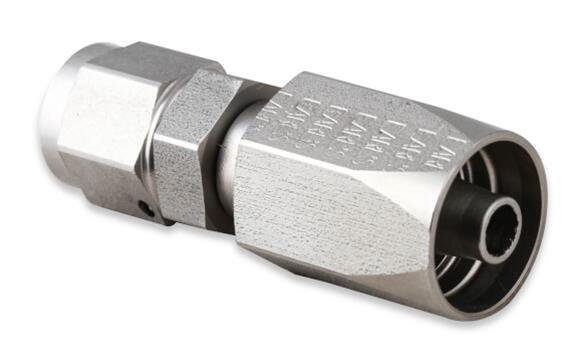 Earl's Performance Power Steering Hose Ends SS130106ERL Fitting, End, Steering, Straight, -6 AN to -6 AN Female Thread, Stainless Steel, Natural, Each thumbnail 2