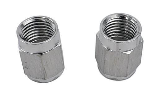 Earl's Performance Tube Nuts SS581803ERL Nuts, Stainless Steel, Natural, -3 AN Female Threads, Pair