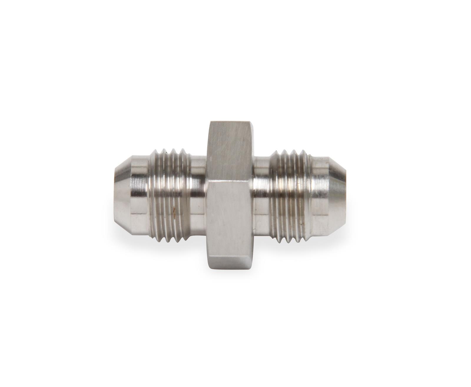 Earl's Performance Couplers SS981508ERL Fitting, Coupler, Union, AN to AN, Straight, Stainless Steel, Natural, -8 AN, -8 AN, Each