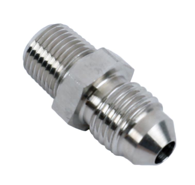 Earl's Performance AN to NPT Adapter Fittings SS981604ERL Fitting, Adapter, NPT, Straight, Stainless Steel, Natural, -4 AN, 1/8 in. NPT, Each thumbnail 2