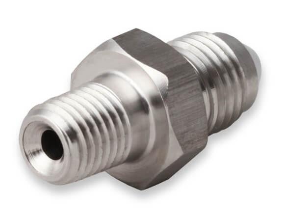 Earl's Performance AN to NPT Adapter Fittings SS981631ERL Fitting, Adapter, NPT, Straight, Stainless Steel, Natural, -3 AN, 1/16 in., Each thumbnail 2