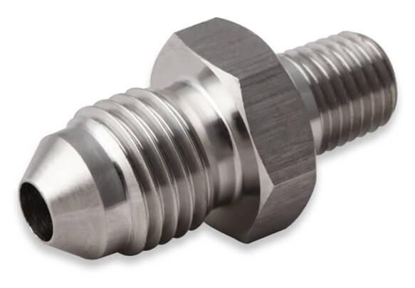 Earl's Performance AN to NPT Adapter Fittings SS981641ERL and Adapters, Fittings, Straight, Stainless Steel, Natural, 1/16 in. Male NPT, -4 Male AN, Each thumbnail 2