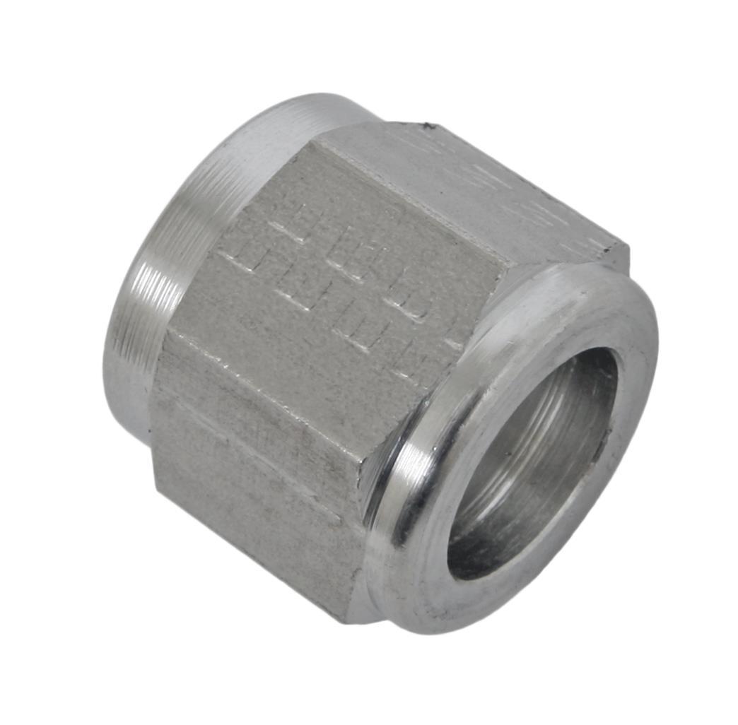 Earl's Performance Tube Nuts SS981808ERL Nut, Stainless Steel, Natural, -8 AN Female Threads, Each