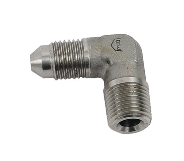 Earl's Performance AN to NPT Adapter Fittings SS982203ERL Fitting, Adapter, NPT, 90 Degree, Stainless Steel, Natural, -3 AN, 1/8 in. NPT, Each thumbnail 3