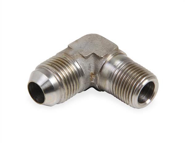 Earl's Performance AN to NPT Adapter Fittings SS982204ERL Fitting, Adapter, NPT, 90 Degree, Stainless Steel, Natural, -4 AN, 1/8 in. NPT, Each thumbnail 2