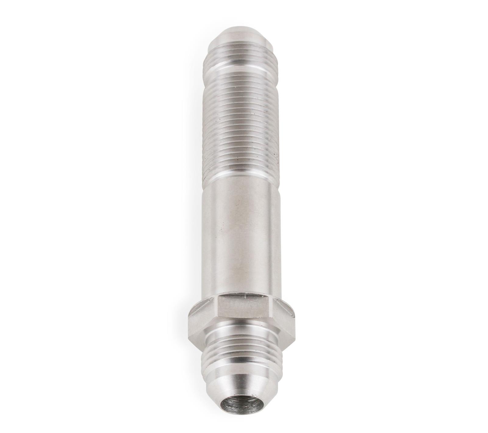 Earl's Performance Bulkhead Adapter Fittings SS983508ERL Fitting, Union, Straight, -8 AN, 4.032 in. Length, Through Frame Style, Stainless Steel, Each