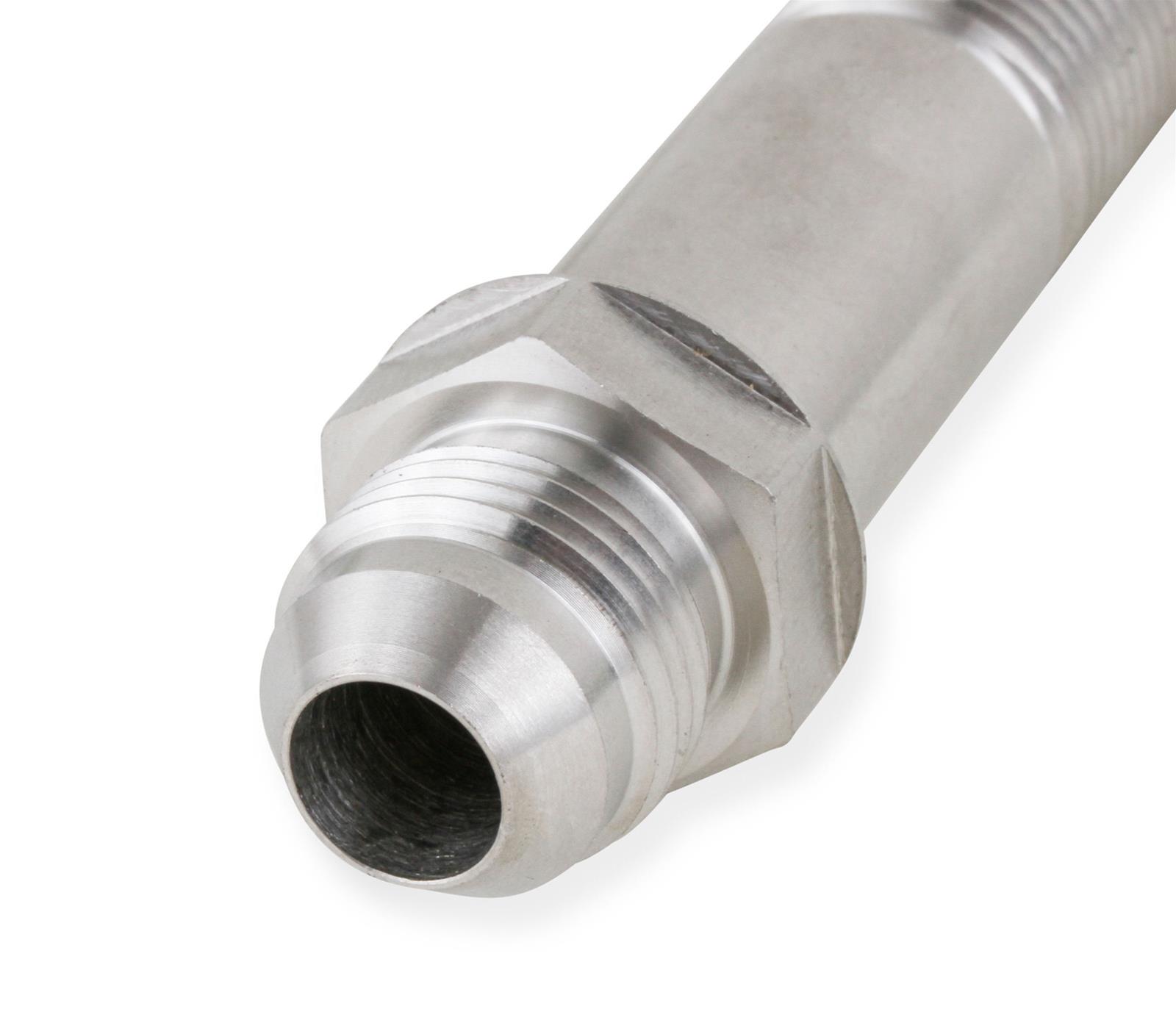 Earl's Performance Bulkhead Adapter Fittings SS983508ERL Fitting, Union, Straight, -8 AN, 4.032 in. Length, Through Frame Style, Stainless Steel, Each thumbnail 2