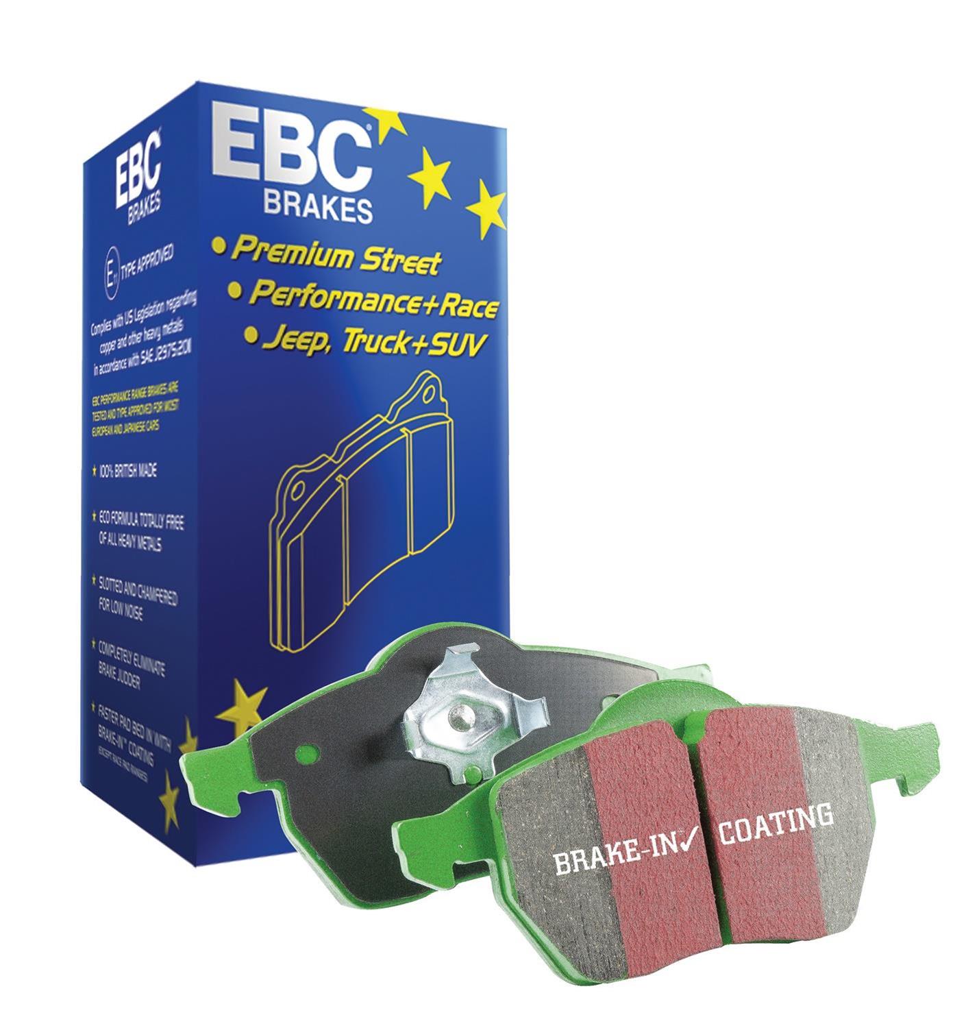EBC 2019+ Kia Forte 1.6T Greenstuff Rear Brake Pads thumbnail 3