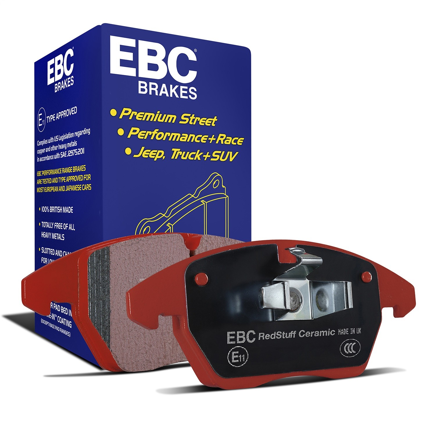 EBC Brakes DP31162C EBC Redstuff Ceramic Brake Pads | Summit Racing
