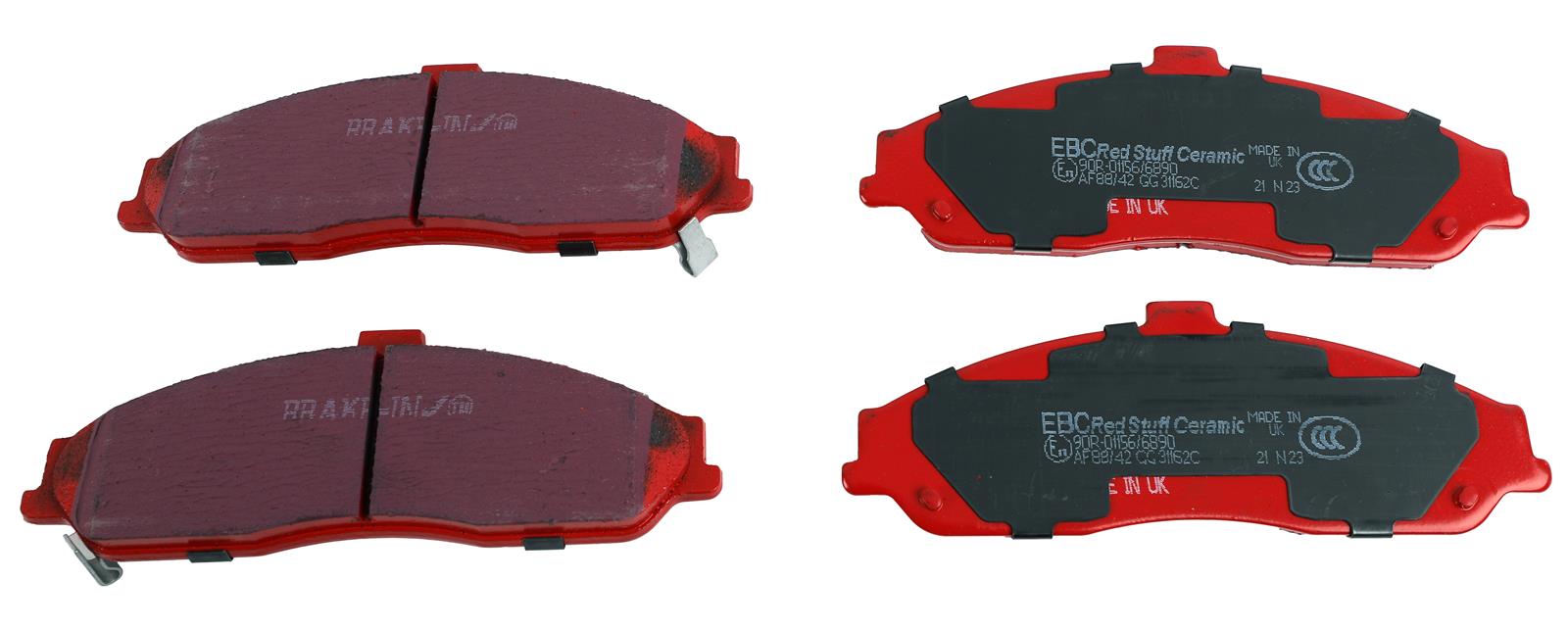 PowerSport Front Rear Brakes and Rotors Kit |Front Rear Brake Pads