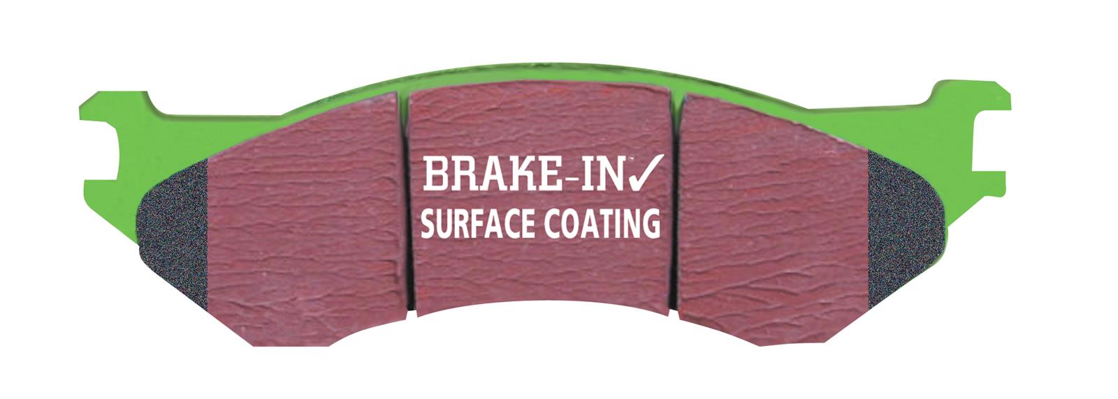 EBC Greenstuff Elite SUV and Light Truck Organic Brake Pads for 2018-2023 KICKS - DP62346 Disc Pad