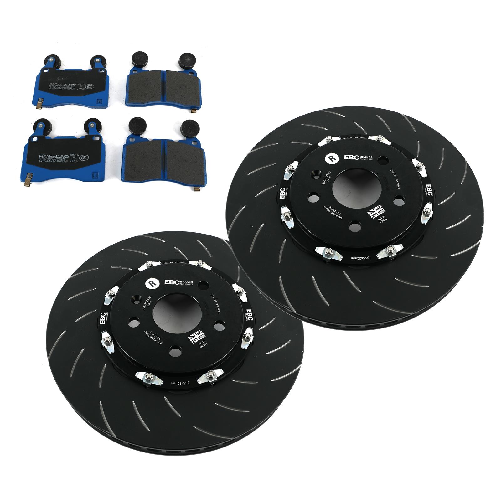 EBC Stage 27 Kits Bluestuff NDX Brake Pads and SG2 Rotors for 2010-2015 CAMARO - S27KF1005 Disk Kit, DP51895NDX+SG2FC7520 thumbnail 2