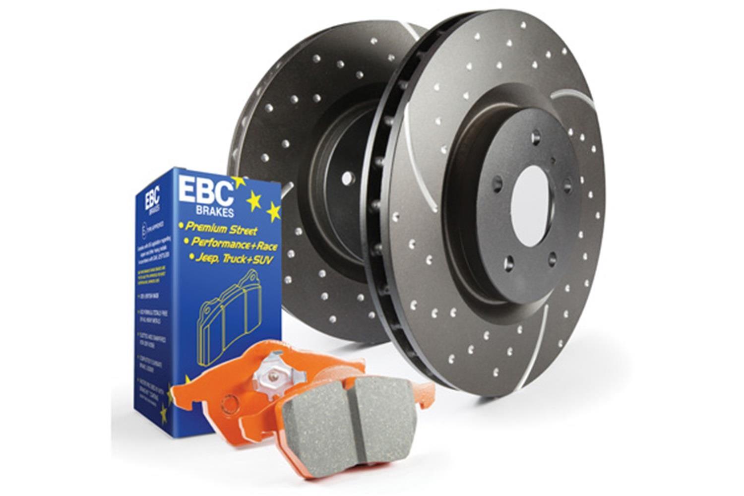 EBC S8 Brake Pad and Rotor Kit (1x ebcGD7779, 1x ebcED91837) thumbnail 2