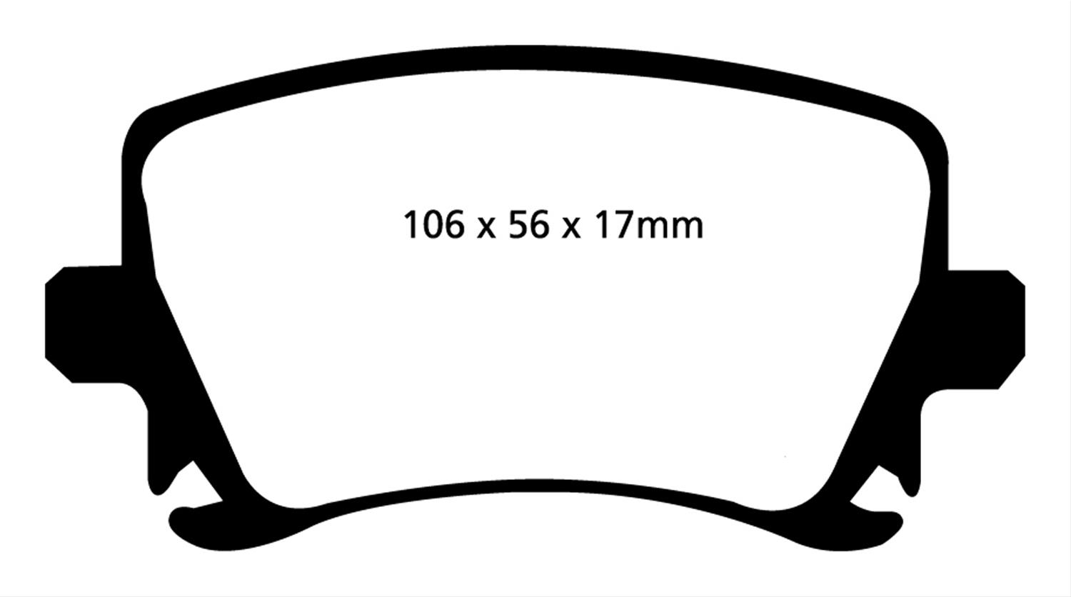 EBC Brakes UD1108 EBC Ultimax 2 Brake Pads Summit Racing