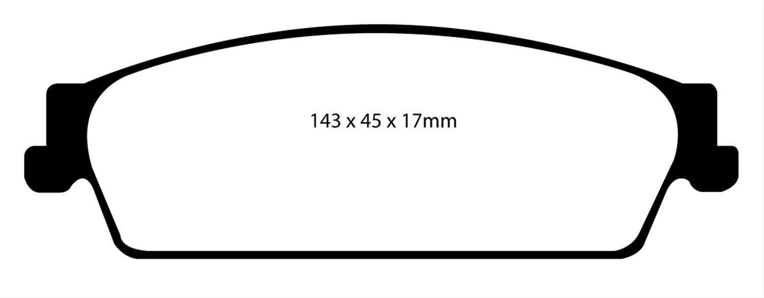 EBC Brakes UD1194 EBC Ultimax 2 Brake Pads Summit Racing