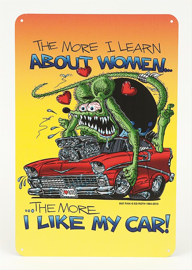Rat Fink Learn About Women Sign MSABOUT.