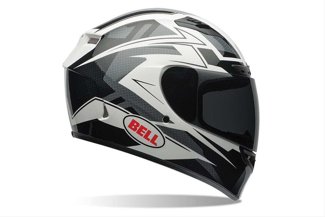 bell clutch helmet Qualifier DLX MIPS Tarmac Gloss White/Blue / Large weight reduction Bell Motorcycle Helmets 7061801 Bell