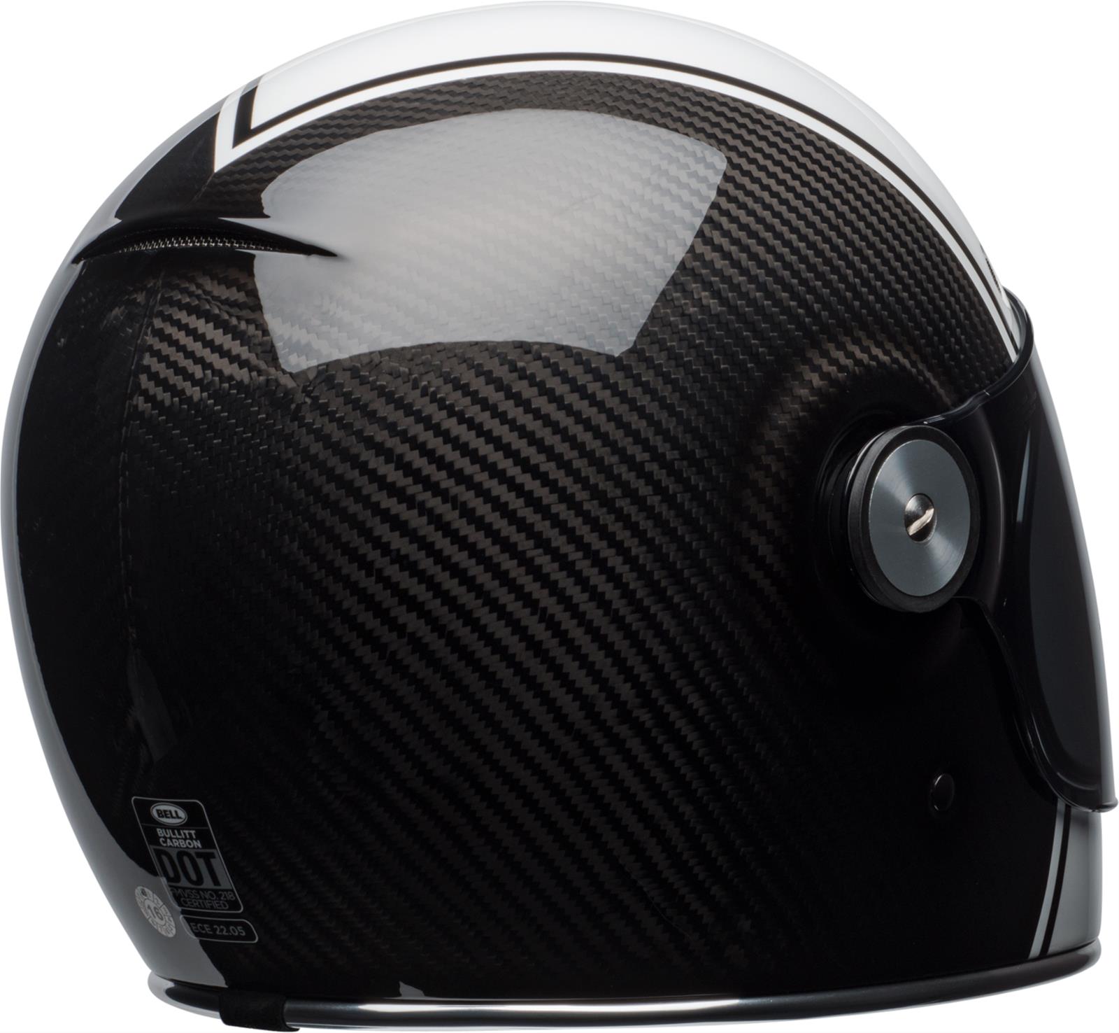 bell bullitt carbon helmet pierce black white BLACK/WHITE L Built with a focus on modern functionality Bullitt Carbon Ace Cafe Black