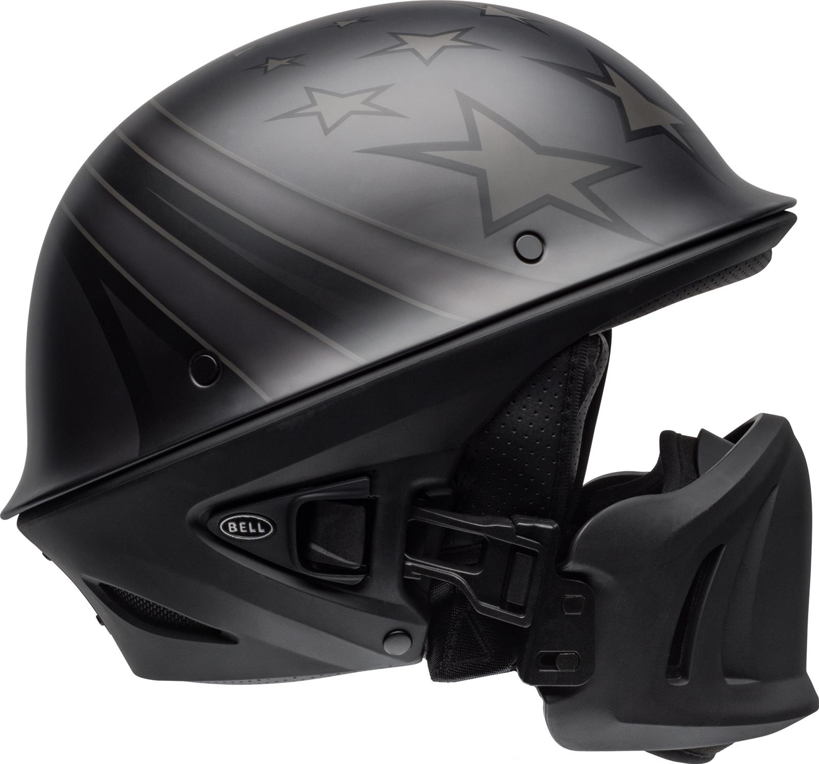 bell segment half face bike helmet Rogue installed Hans / FHR anchors for seamless integration with head and neck restraint systems Best mountain bike full face