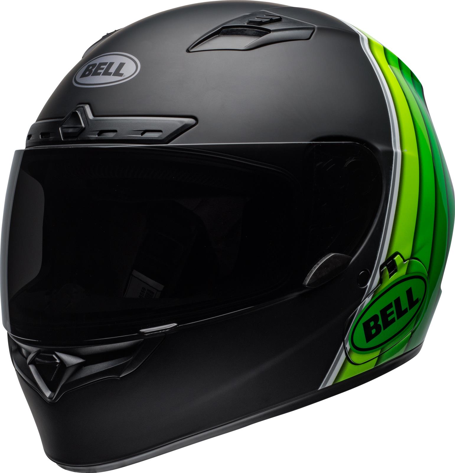 Bell "Qualifier DLX" Mips Helmet Illusion Matte/Black/Green Size XL 