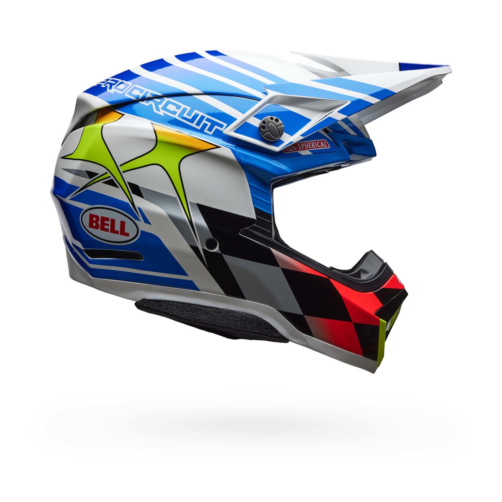 Bell Motorcycle Helmets 7165405 Bell Moto-10 Spherical Helmets