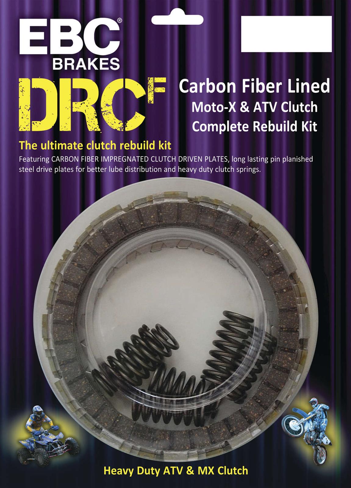 EBC-Brakes DRCF Carbon Fibre Lined Clutch Rebuild Kit :ebc-DRCF155
