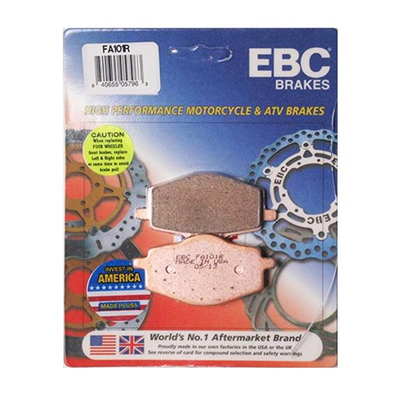 EBC 90-92 Yamaha RT 180 Front Left/Right R Series Sintered Brake Pads thumbnail 2