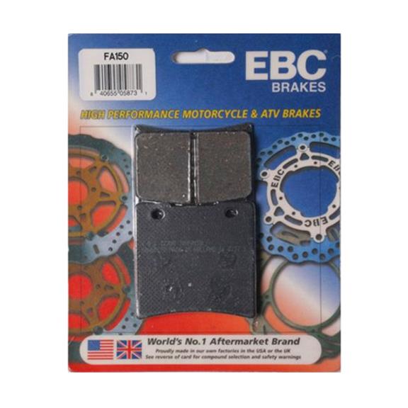 EBC Brakes Motorcycle FA150 EBC Organic Brake Pads Summit Racing