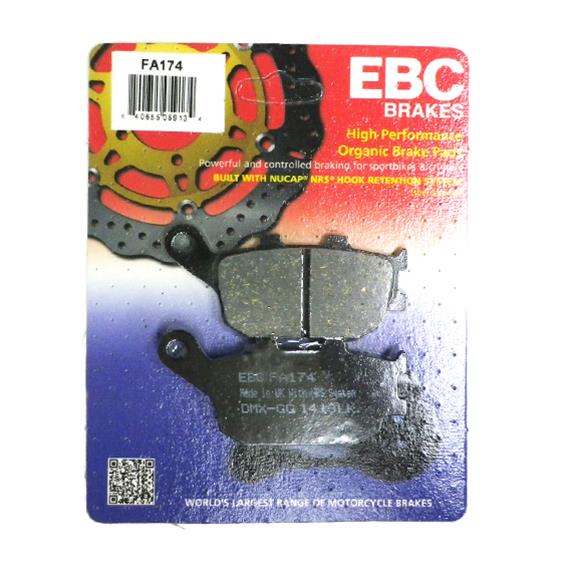 EBC Brakes Motorcycle FA174 EBC Organic Brake Pads Summit Racing