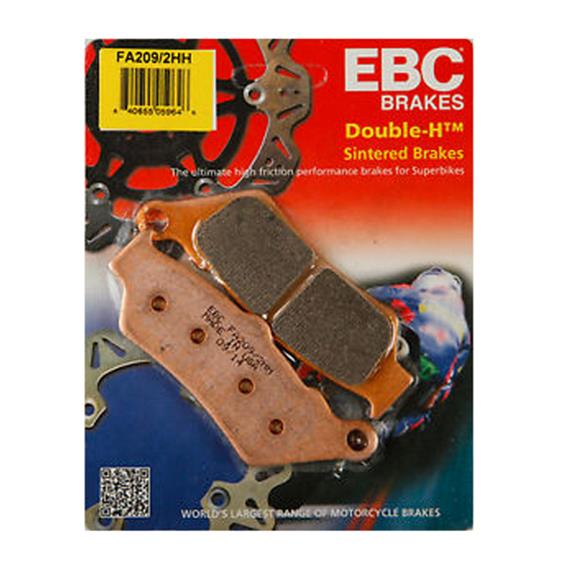 EBC Brakes Motorcycle FA209/2HH EBC DoubleH Brake Pads Summit Racing