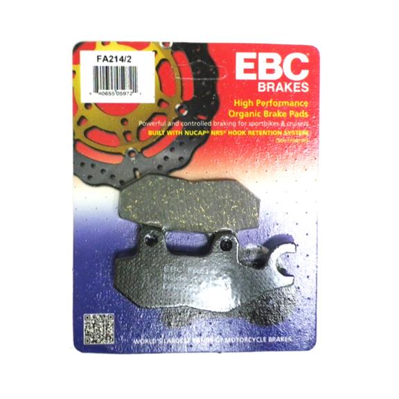 2007 TRIUMPH SPEEDMASTER EBC Brakes Motorcycle FA214/2 EBC Organic ...