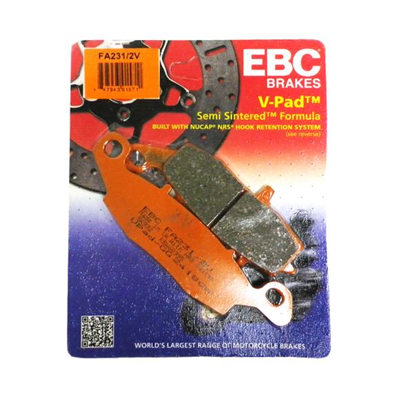 EBC Brakes Motorcycle FA231/2V EBC Semi-Sintered V Brake Pads | Summit ...