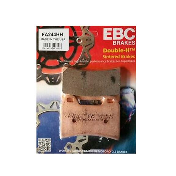 EBC Brakes Motorcycle FA244HH EBC DoubleH Brake Pads Summit Racing