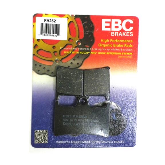 EBC Brakes Motorcycle FA252 EBC Organic Brake Pads Summit Racing