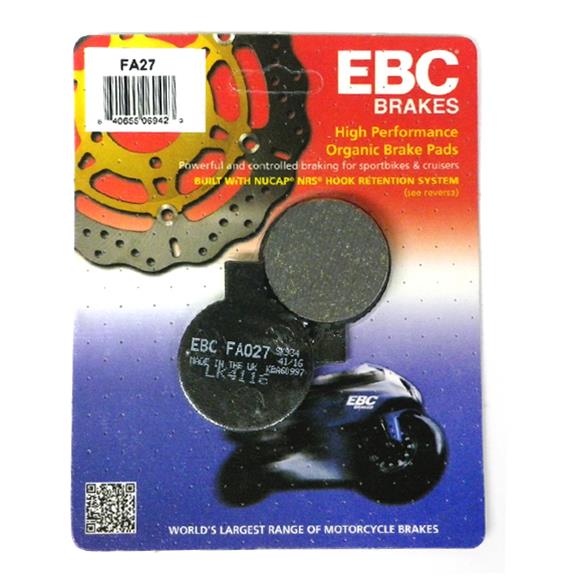EBC Brakes FA27 Disc Brake Pad Set 