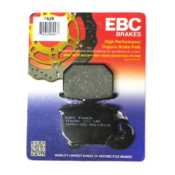 EBC Brakes Motorcycle FA29 EBC Organic Brake Pads | Summit Racing