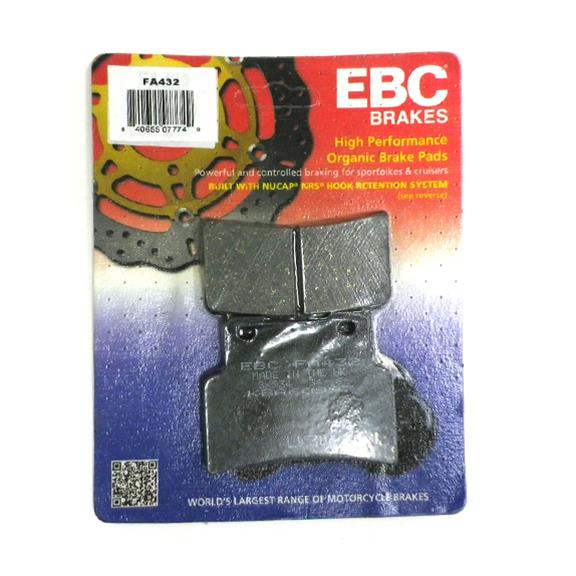 EBC Brakes Motorcycle FA432 EBC Organic Brake Pads Summit Racing