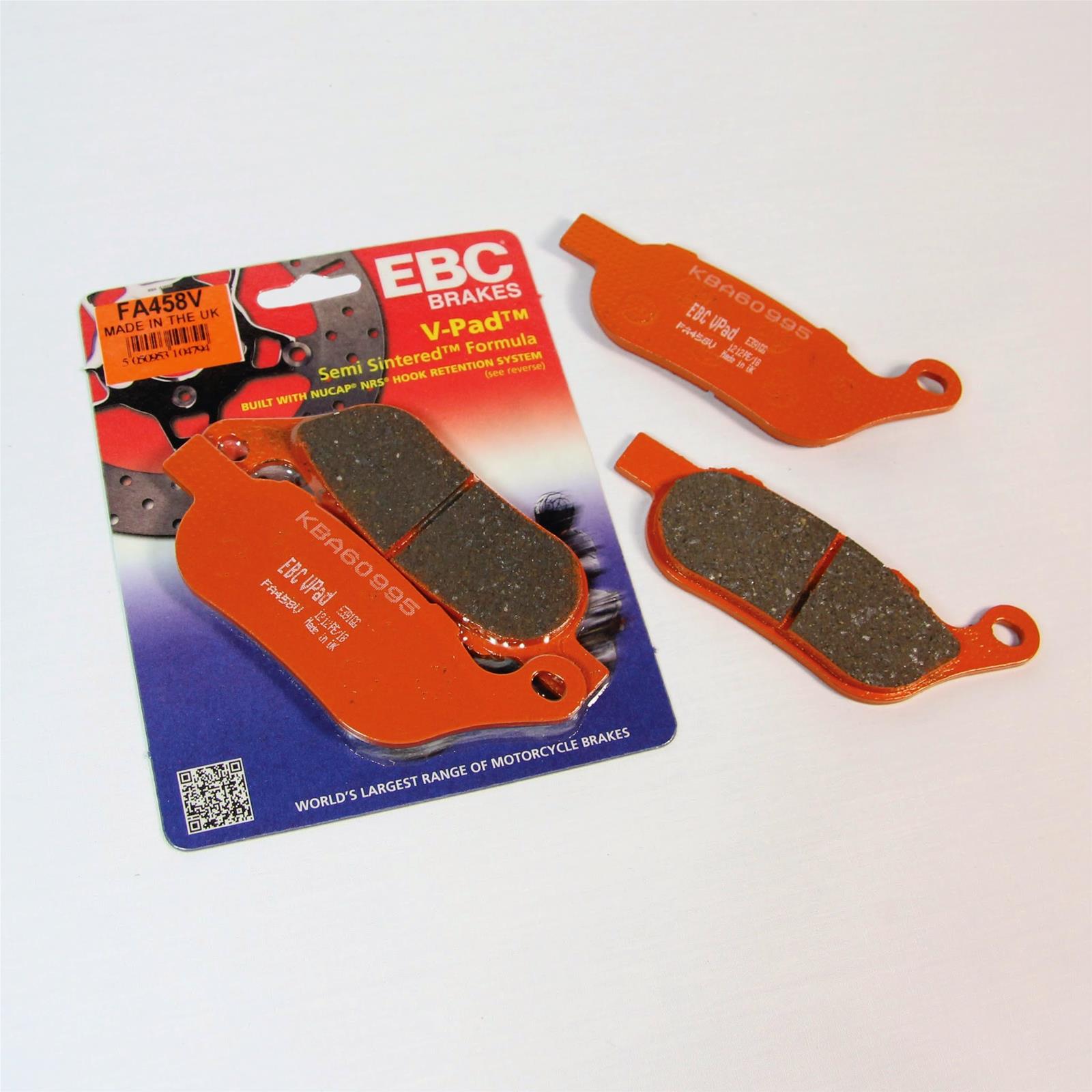 thumbnail image 2 of EBC Brakes FA458V Semi-Sintered Disc Brake Pads - High Performance Brake Replacement 2 of 10