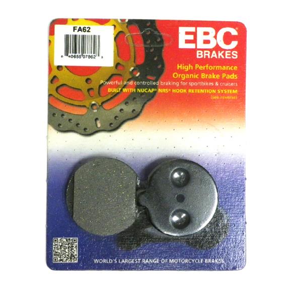 EBC Brakes Motorcycle FA62 EBC Organic Brake Pads | Summit Racing