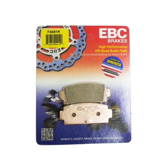 EBC Brakes Motorcycle FA651R EBC R Series Sintered Brake Pads | Summit ...